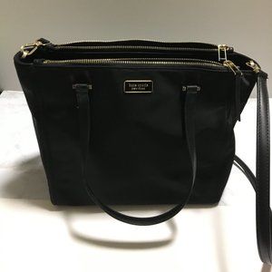 Kate Spade Nylon Triple compartment satchel